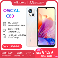 【Światowa premia】 blackview Oscal C80 Smartphone 8GB + 128GB Octa Core Android 12 50MP kamera 5180mAh komórka szybkie ładowanie telefonu telefon 1